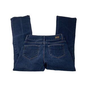 Paige Hidden Hills Flair Blue Jeans. Sz 28R
